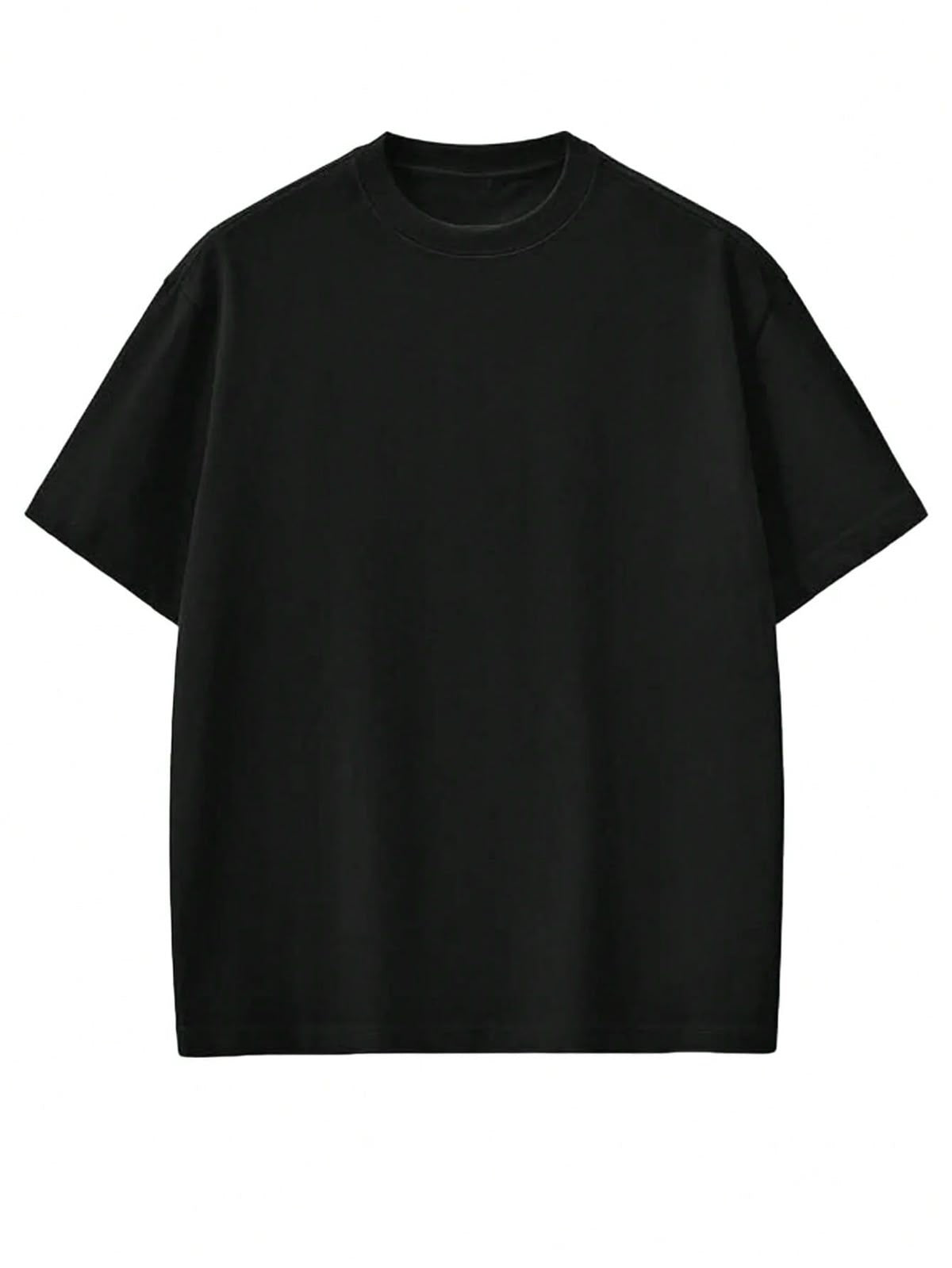 Alkaid’s 240 GSM Heavyweight Black Tee. Structured, Durable, Bio-Wash Soft.